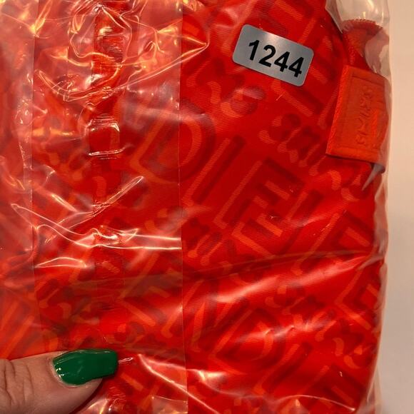 NEW FENDI X SKIMS Georgia Red and Orange Thigh Length Bodysuit XS MSRP $… - Picture 10 of 10